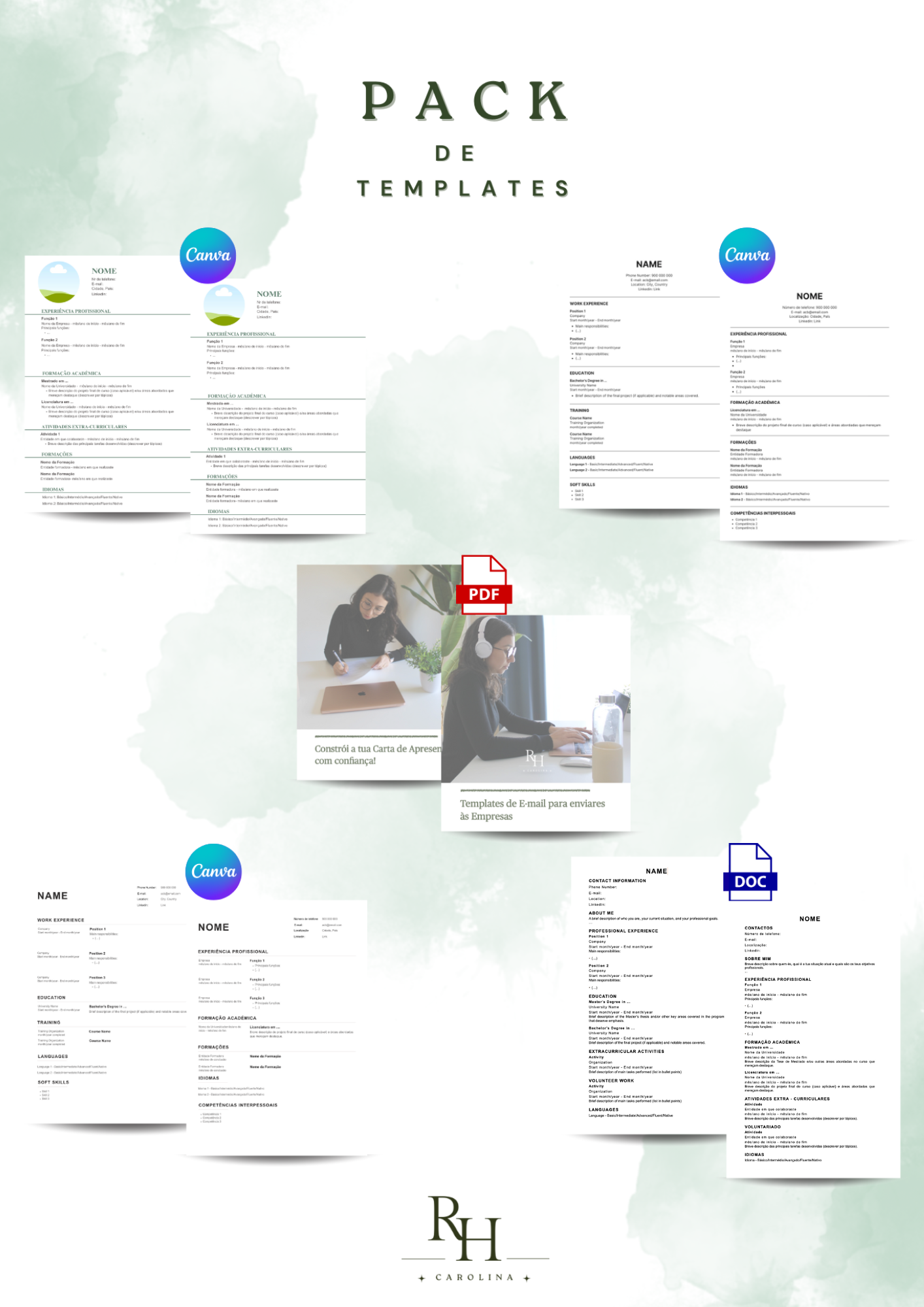 Pack de Templates de Currículo